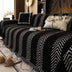 Herringbone Chenille Durable Throw Couch Cover with Seamless Pattern Stitching