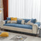All Seasons Water-Resistant Colorblock Anti-Slip Couch Cover for Pets and Kids