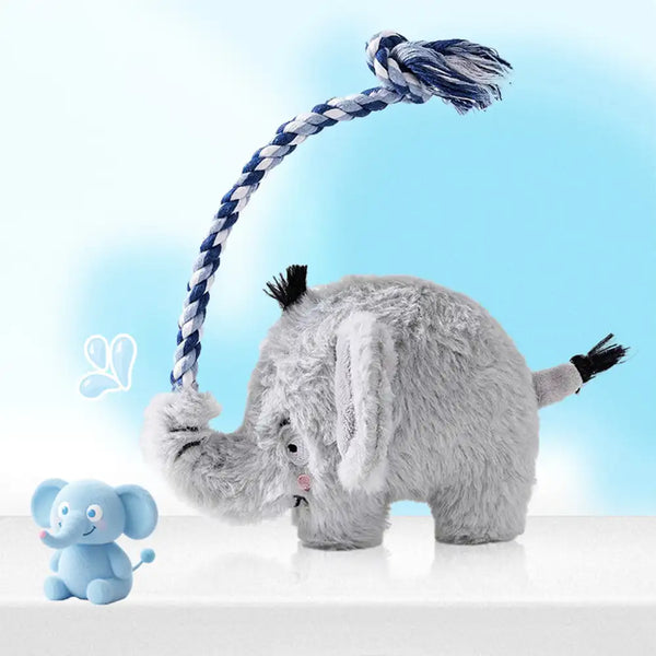 Animal Series Plush Squeak Dog Teething Toy