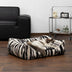 Artistic Faux Lambs Wool Warm Scratch-Resistant & Deep Sleep Comfort Large Dog Bed
