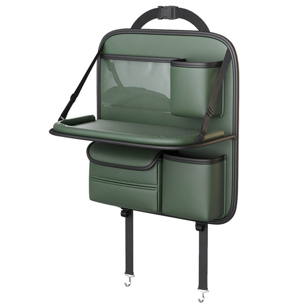 Car Backseat Foldable Organizer with Tray Table