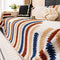 Colorful Color-Blocked Anti-Scratch Plush Sofa Protection Couch Cover