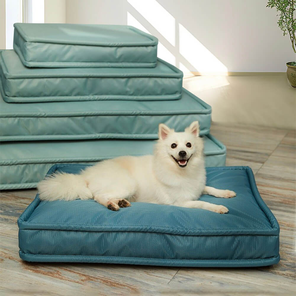 Cama para perros con almohada de máxima comodidad, duradera, resistente al agua, resistente al desgarro