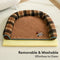 Faux Lambswool U-Shaped Removable Washable Orthopedic Pet Bed