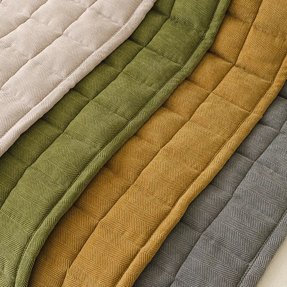 Herringbone Chenille Elegant Breathable Sofa Decoration Non-slip Couch Cover