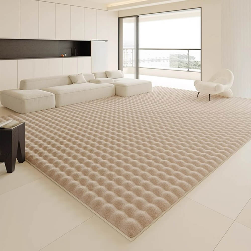 Luxury Creamy Style Fluffy Plush Rug