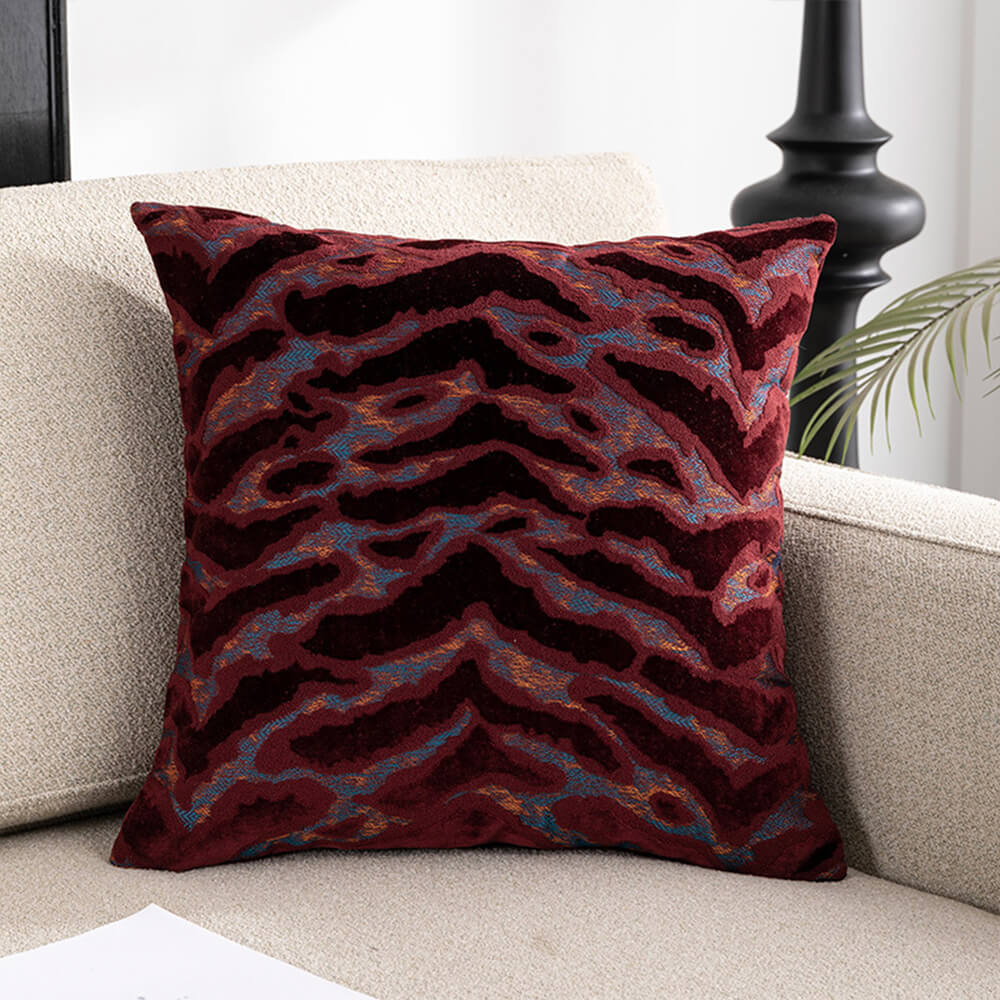 Luxury Jacquard Cut Velvet Home Sofa Pillow