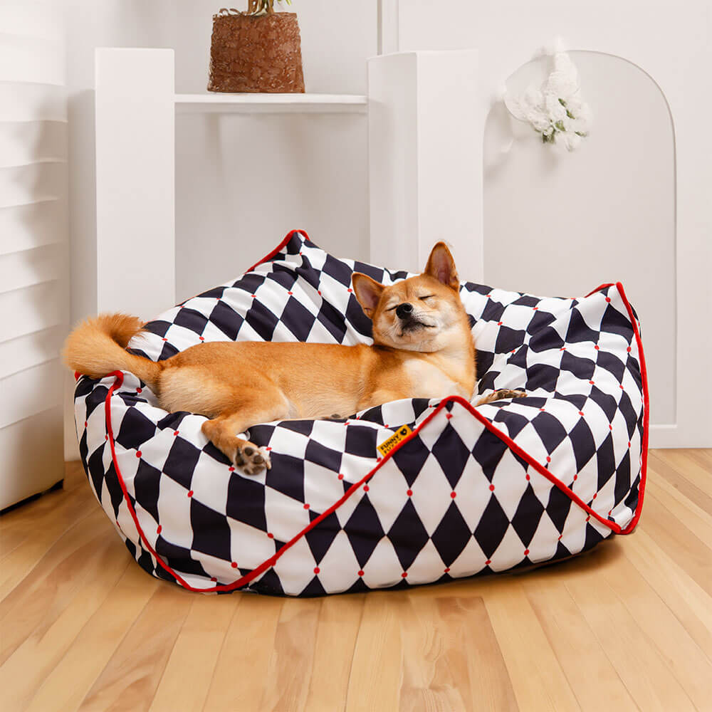 Fauteuil poire polygonal FunnyFuzzy pour animaux de compagnie