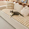 Solid-Color Fluffy Sofa Decor Thickened Couch Cover