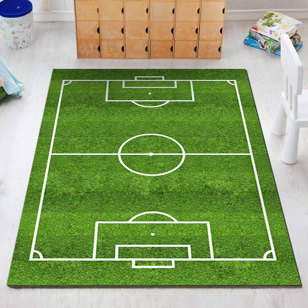 Alfombra decorativa para el hogar antideslizante y resistente a los arañazos de la serie Sports