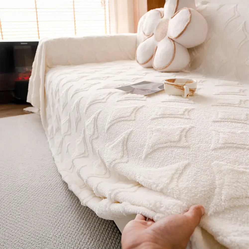 Star Series Plush Multifunctional Sofa Protective Couch Cover