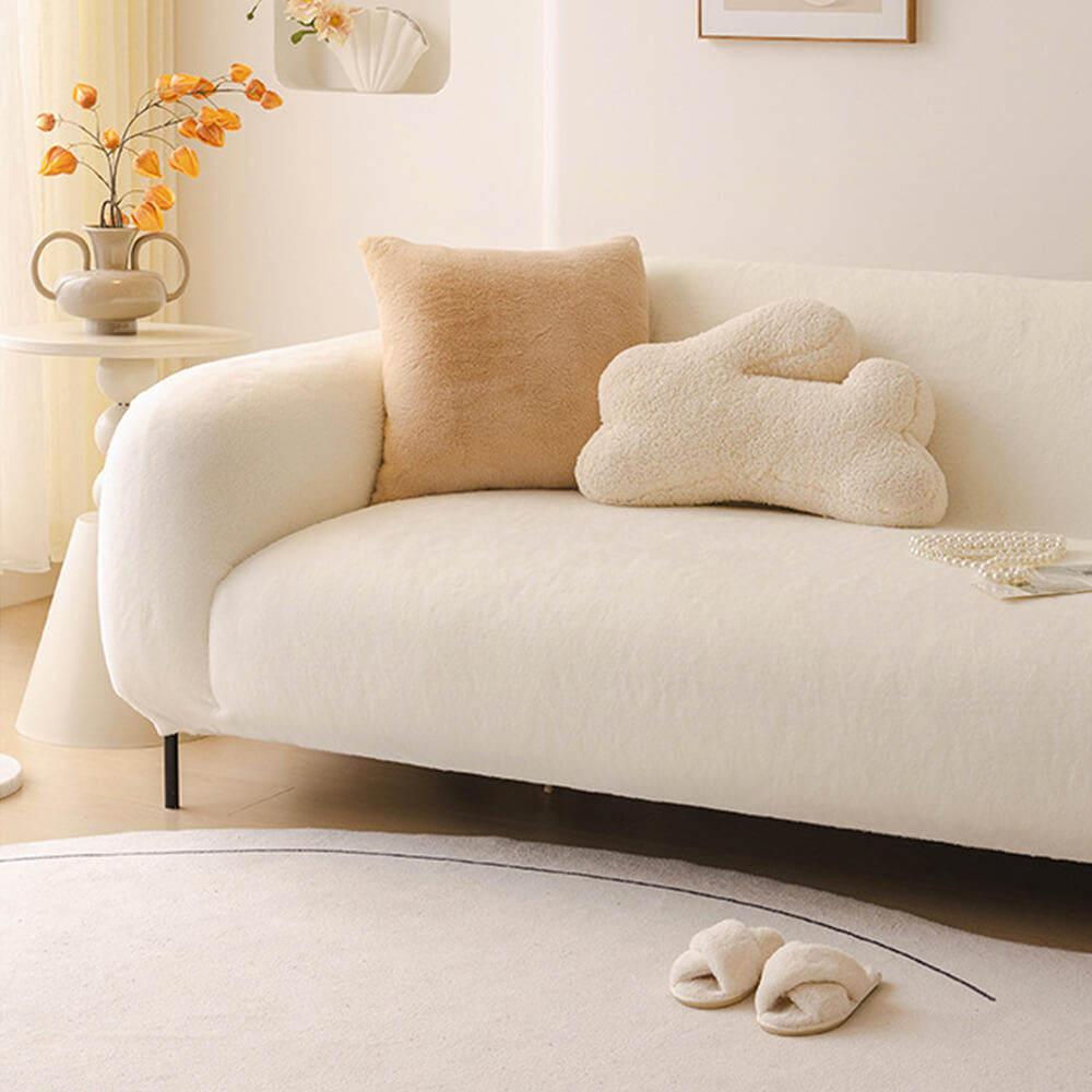 Ultra Soft Skin Friendly Plush Full Coverage Sofa Protector Couch Cover