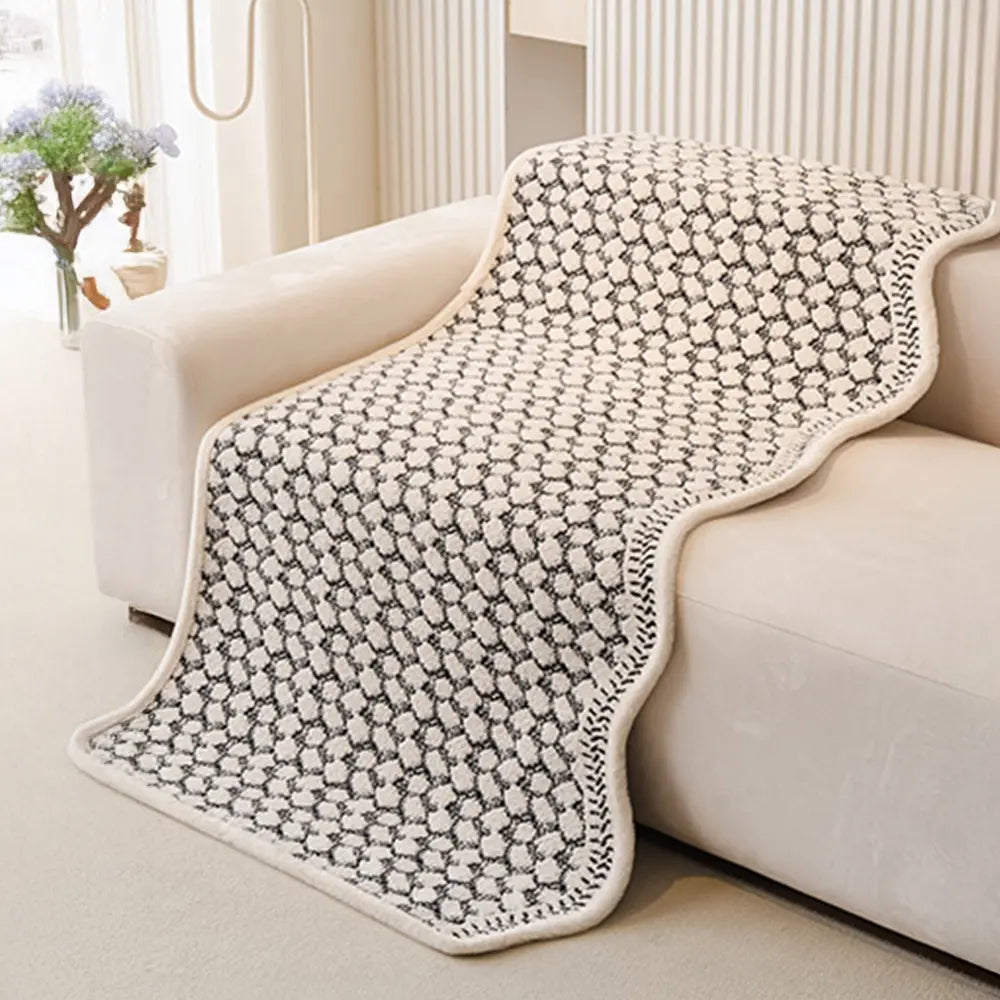 Vintage clásico chenille scratch sofá cubierta protectora de sofá protectora