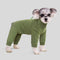 Warm Soft Fleece High-Neck Four-Legged Dog Jumpsuit with Adjustable Waist