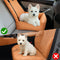 Water-Repellent PU Leather Scratch-Resistant Car Travel Dog Car Seat Bed