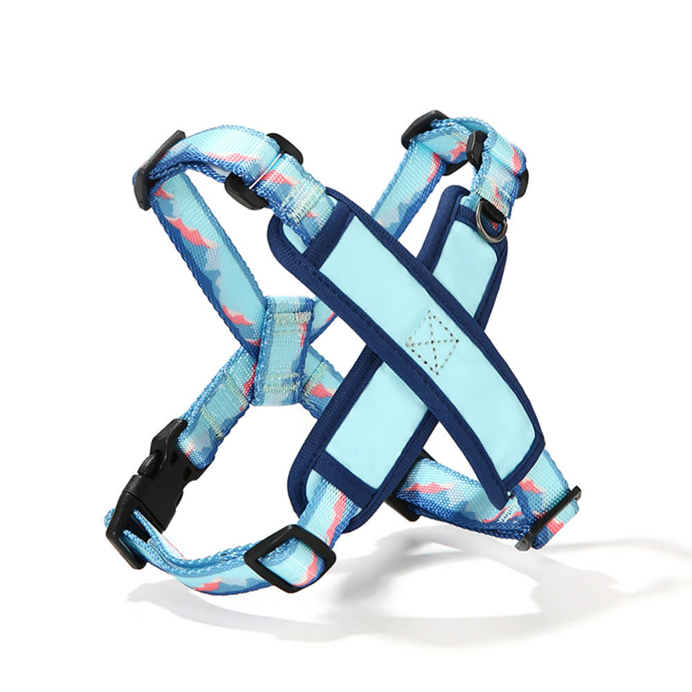 X-Shaped Adjustable Durable Dog Harness and Leash Kit