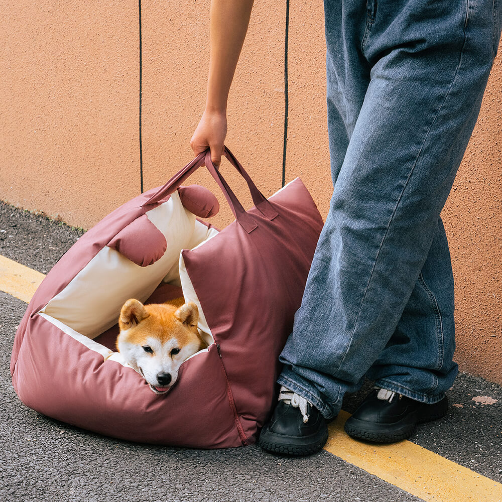 Bärenohren Haustier-Auto-Sicherheitsbett, Hunde-Autositzbett