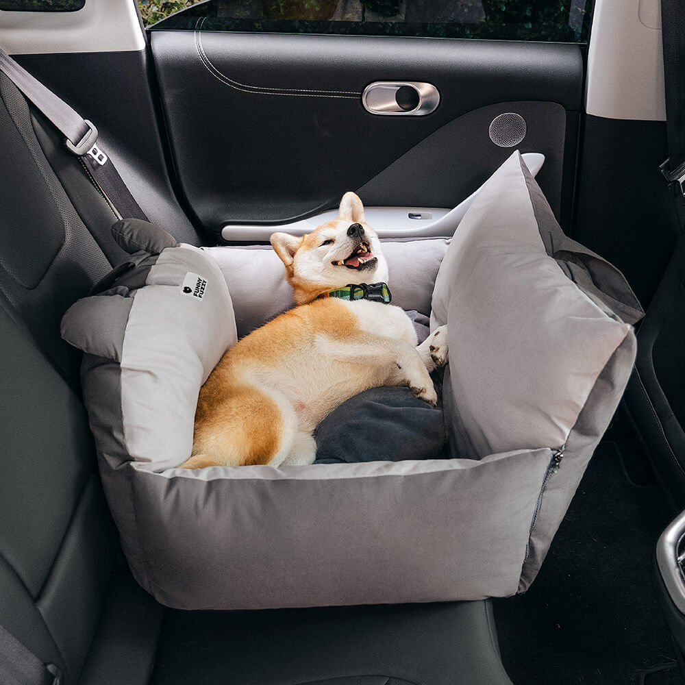 Fun Zootopia Series Travel Safety Cama grande para asiento de coche para perros