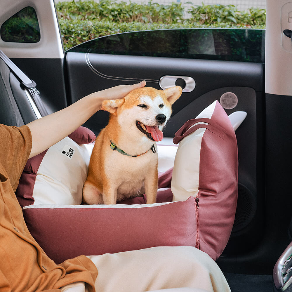 Lit de sécurité pour voiture pour animaux de compagnie Bear Ears