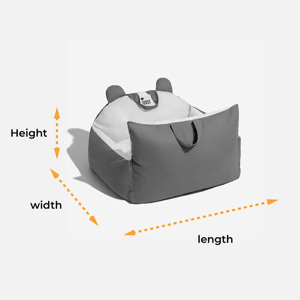 Bärenohren Haustier-Auto-Sicherheitsbett, Hunde-Autositzbett