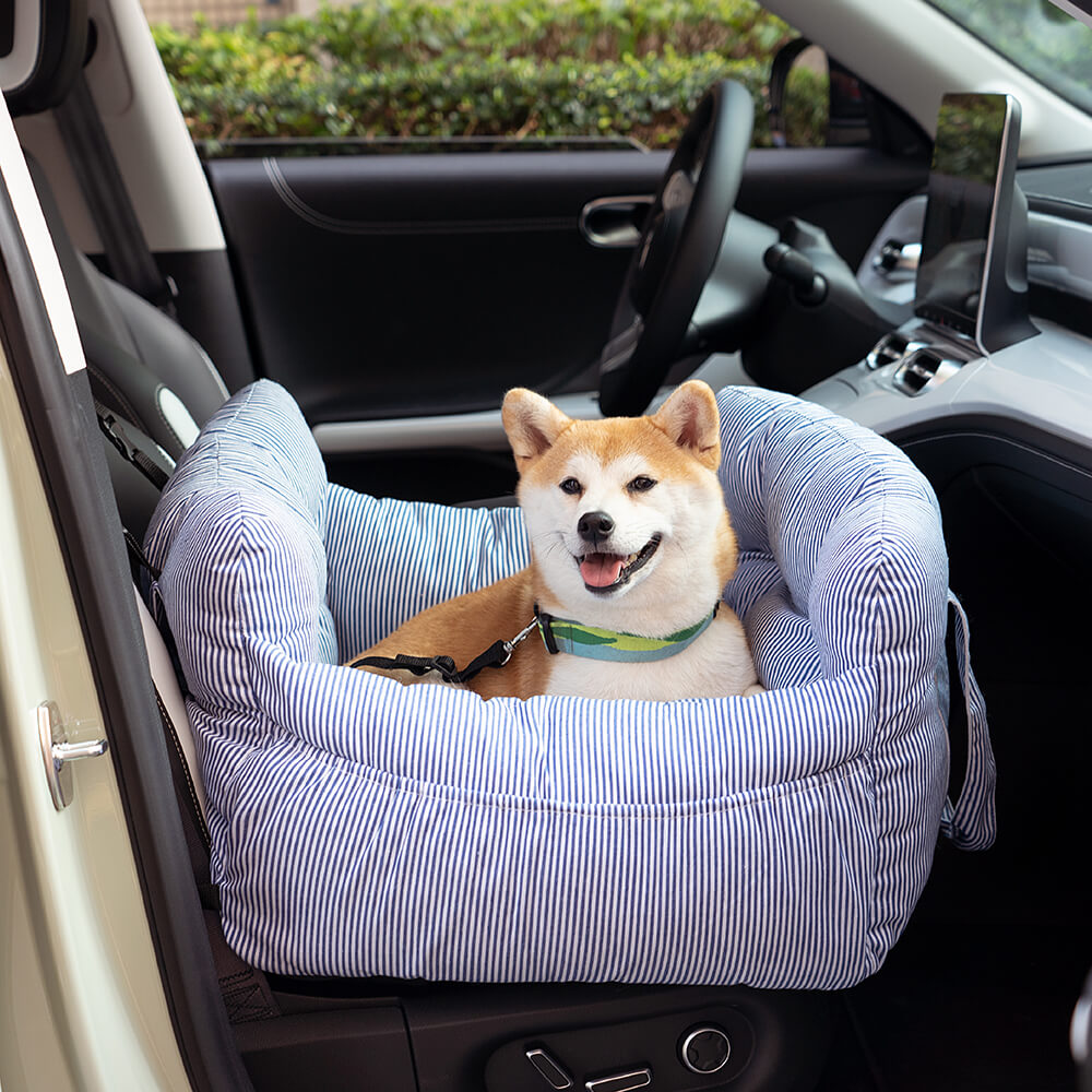 Cama portátil para asiento de coche para perros grandes con refuerzo para mascotas para excursiones de ocio