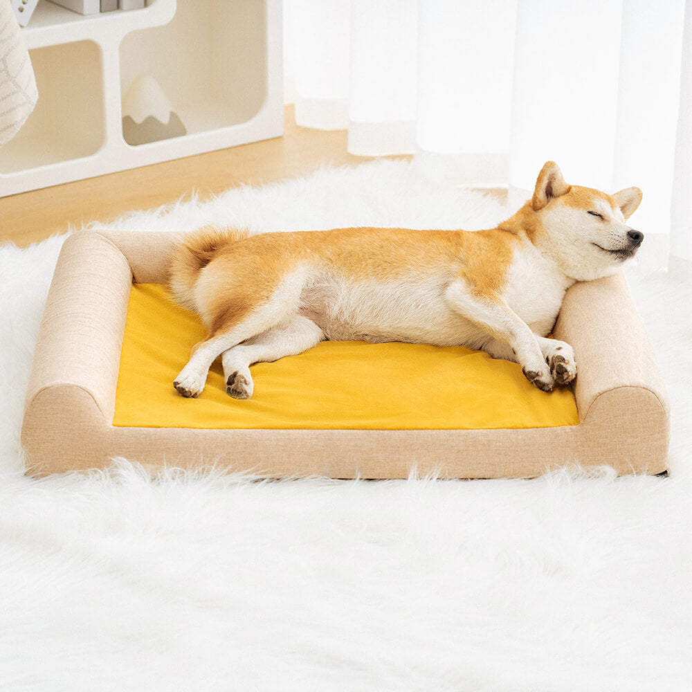 Cama ortopédica cómoda para perros con soporte completo