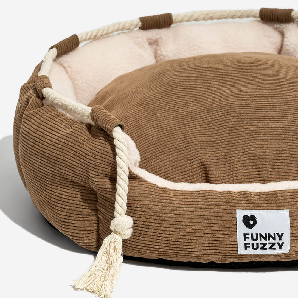 Playful Pull Rope Pet Bed Adjustable Chew-Resistant Dog & Cat Bed