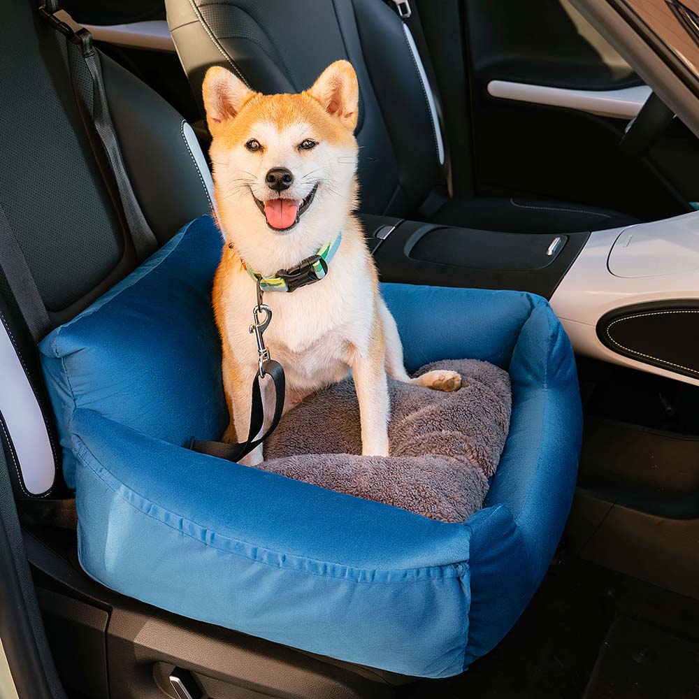 Lit de sécurité amovible pour animaux de compagnie, grand lit de siège de voiture pour chien