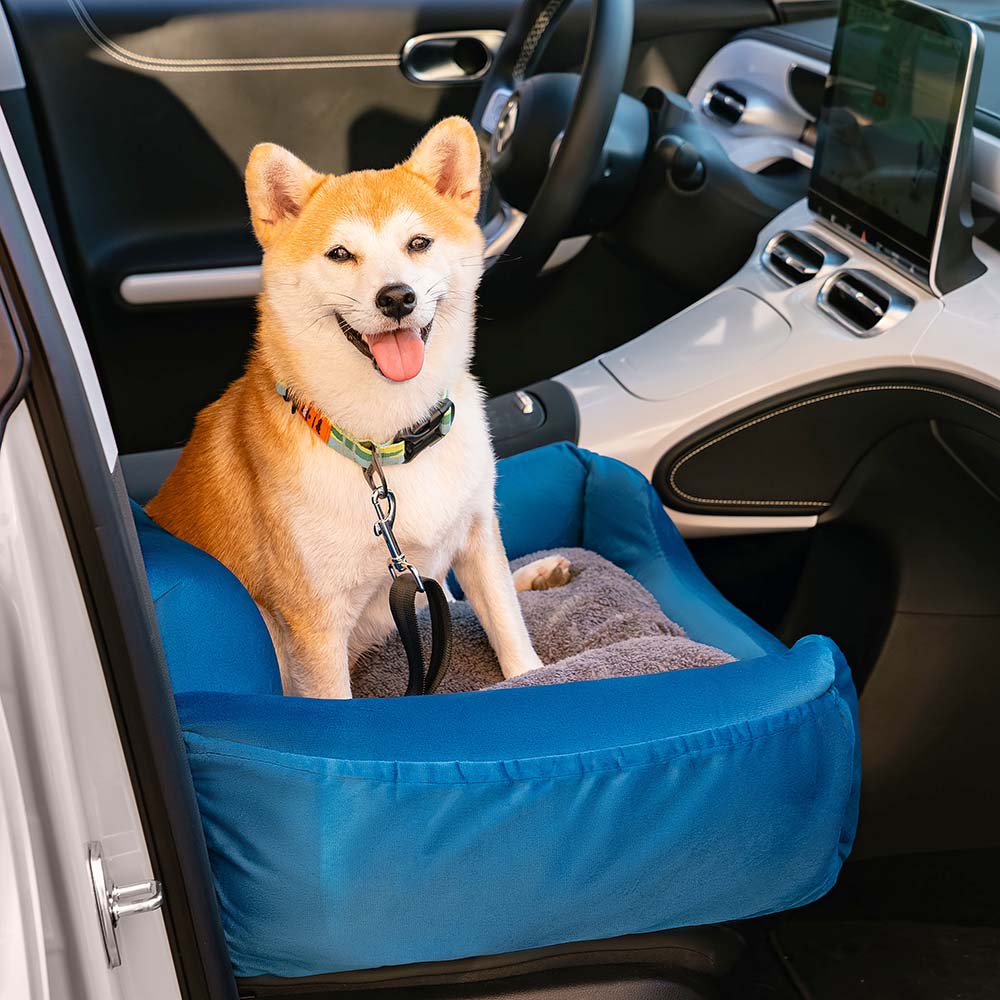 Lit de sécurité amovible pour animaux de compagnie, grand lit de siège de voiture pour chien