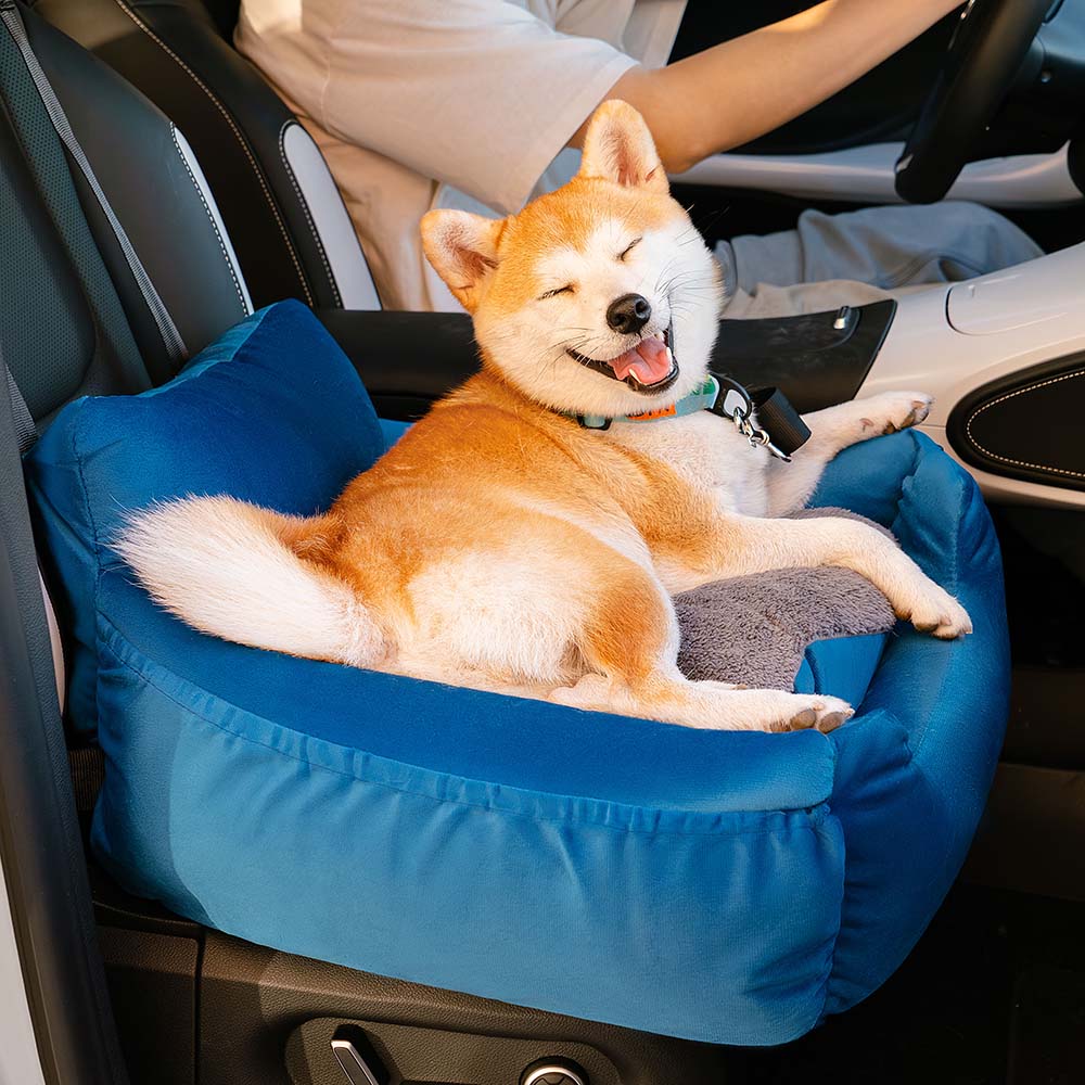 Cama de viaje para mascotas de seguridad extraíble Cama grande para asiento de coche para perros