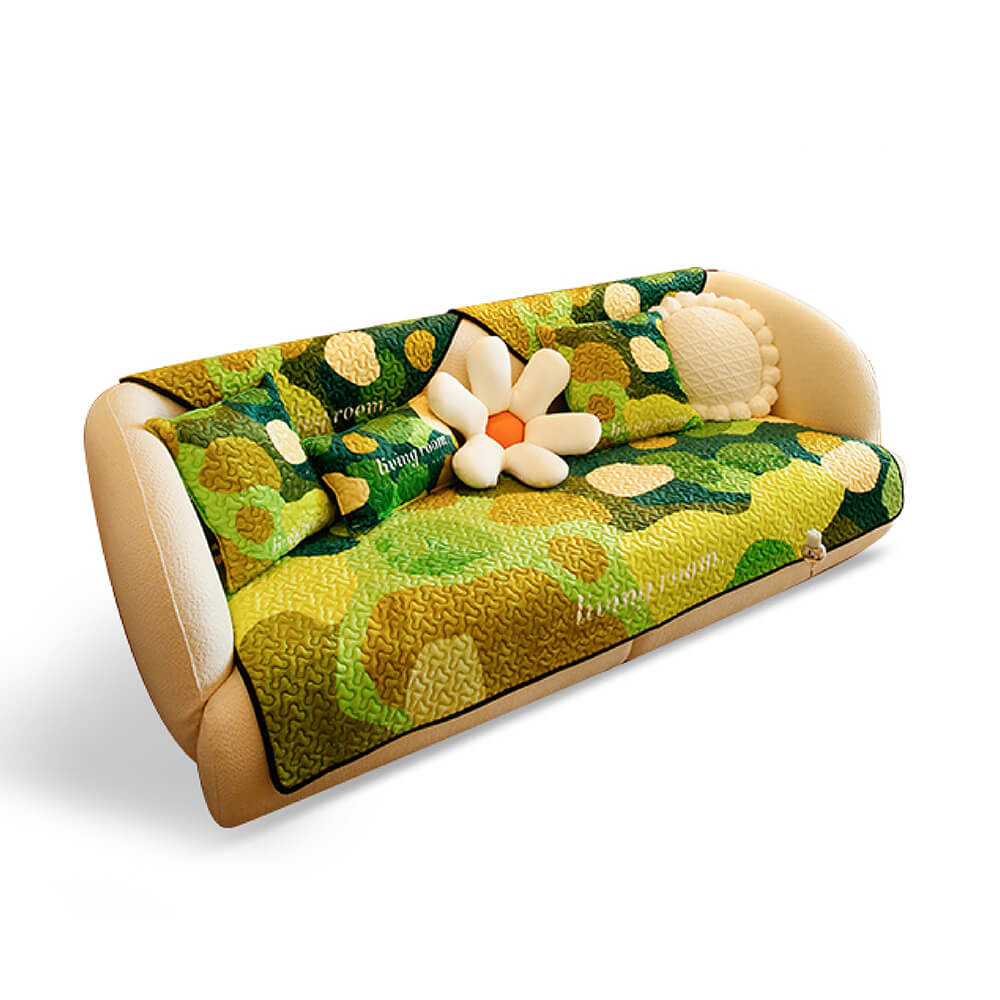 Funda de sofá protectora de muebles antirrayas floral súper suave