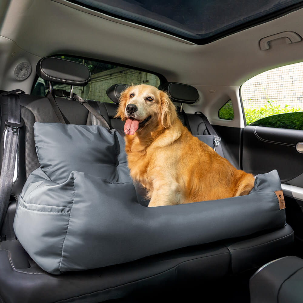 Cama para asiento trasero de coche para perros mediano y grande impermeable de seguridad con refuerzo de viaje