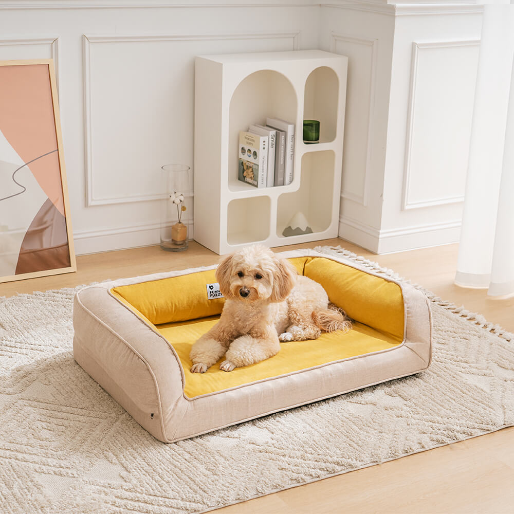 Canapé-lit orthopédique confortable pour chien, support complet, Ultimate Lounger