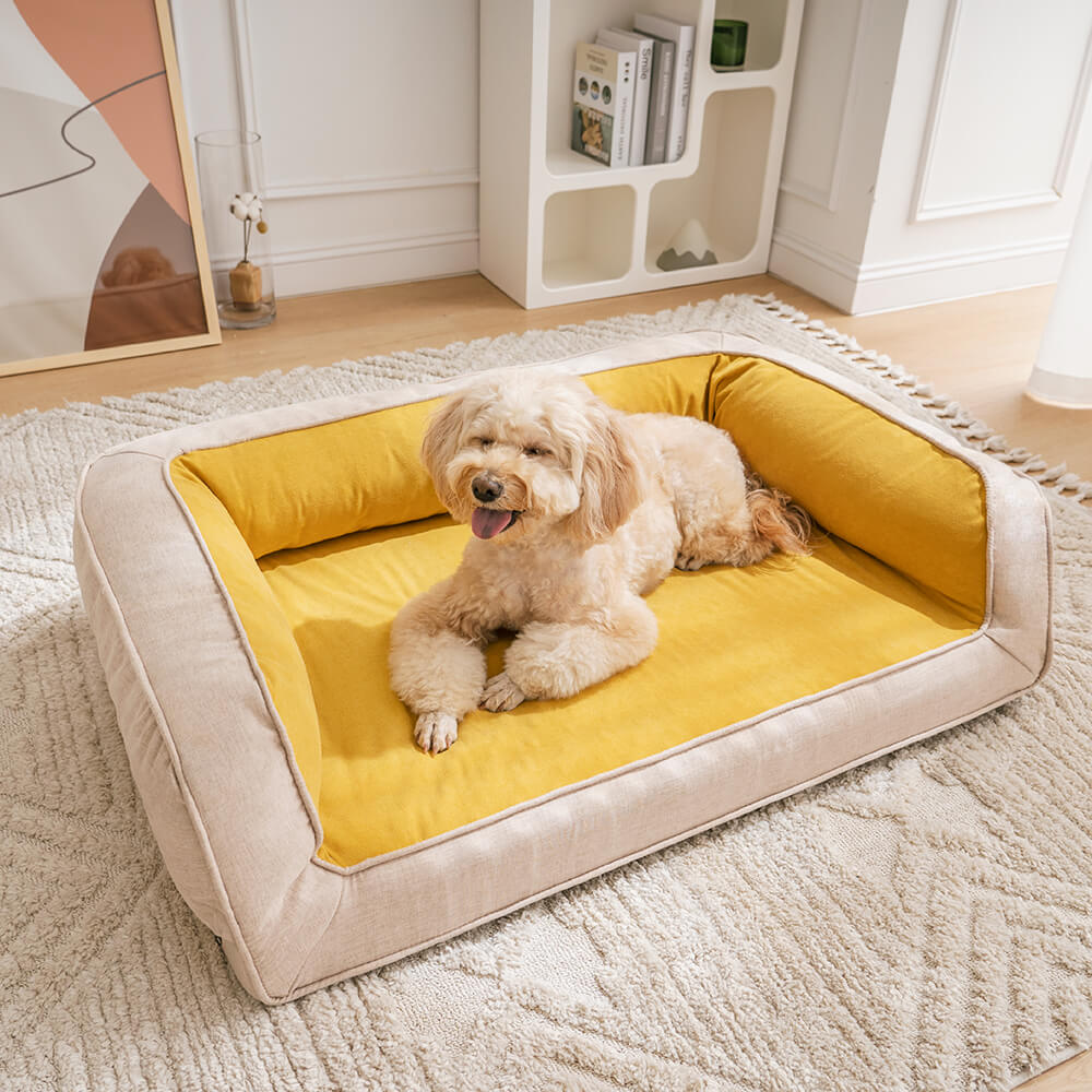 Sofá cama ortopédico cómodo para perros con soporte completo Ultimate Lounger