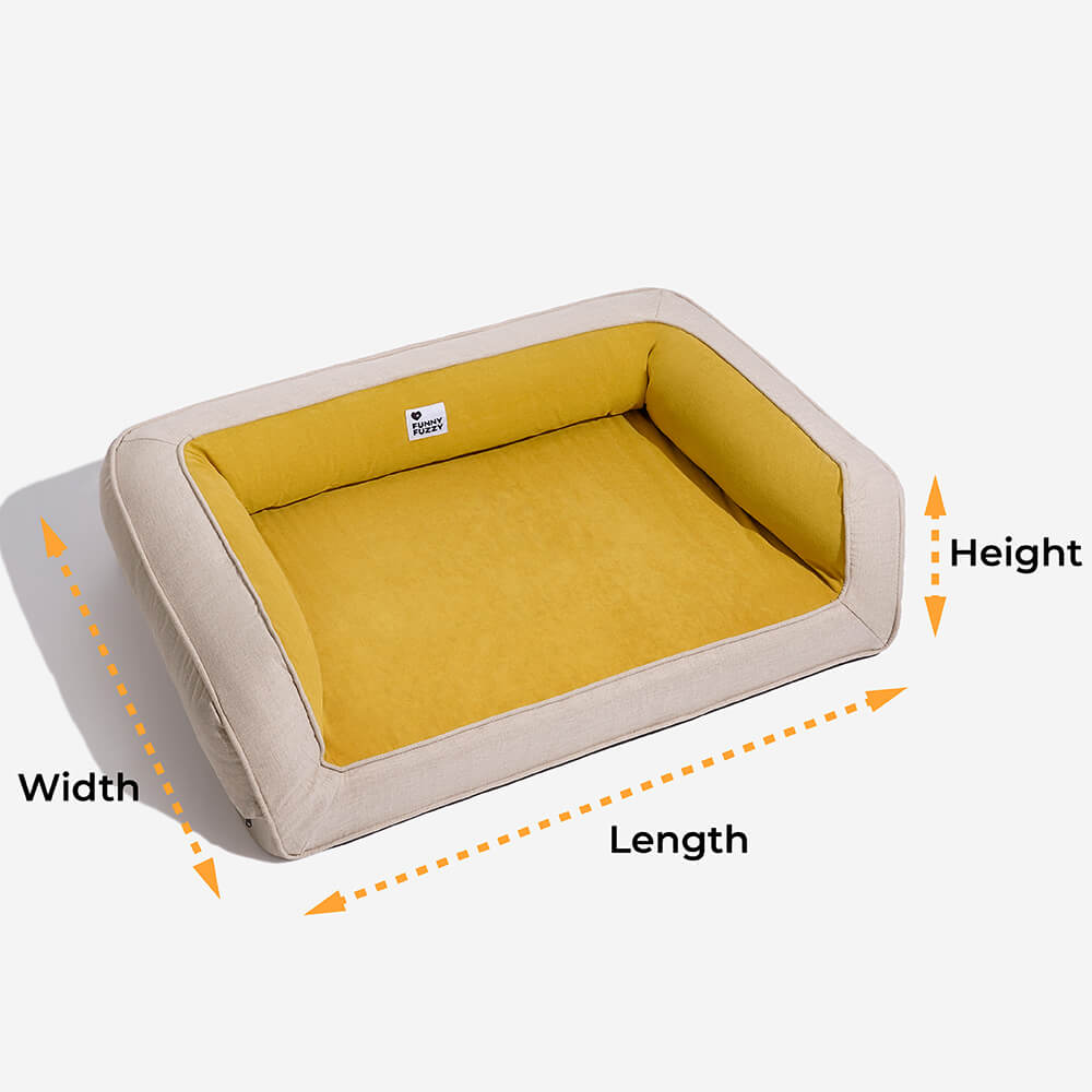 Sofá cama ortopédico cómodo para perros con soporte completo Ultimate Lounger