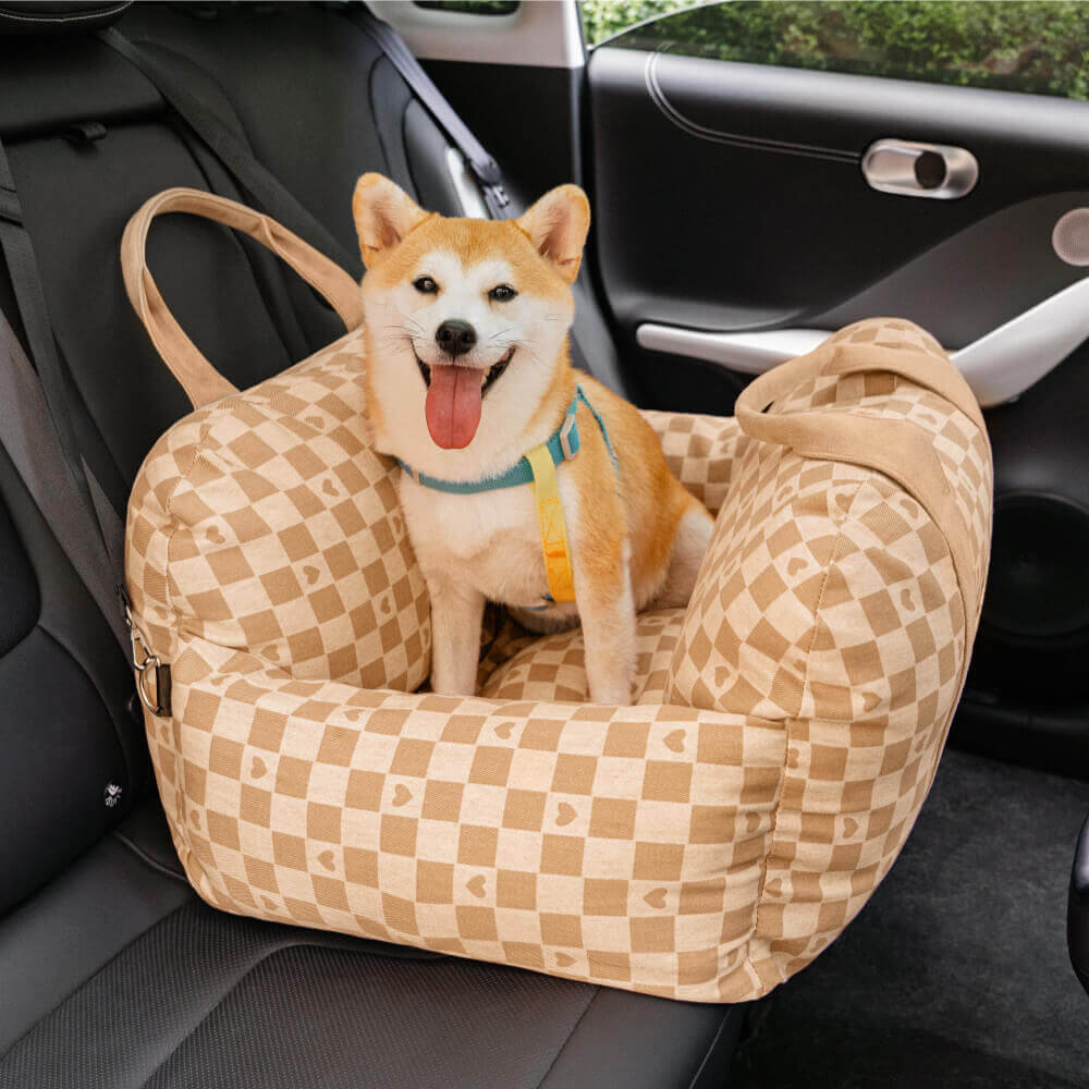 Cama para asiento de seguridad para perros y cachorros Travel Safety - Primera clase