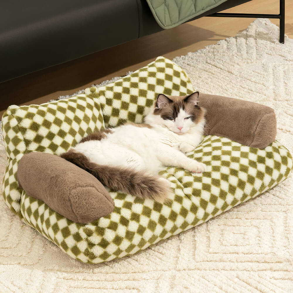 Vintage Leisure Diamond Cat Schlafsofa