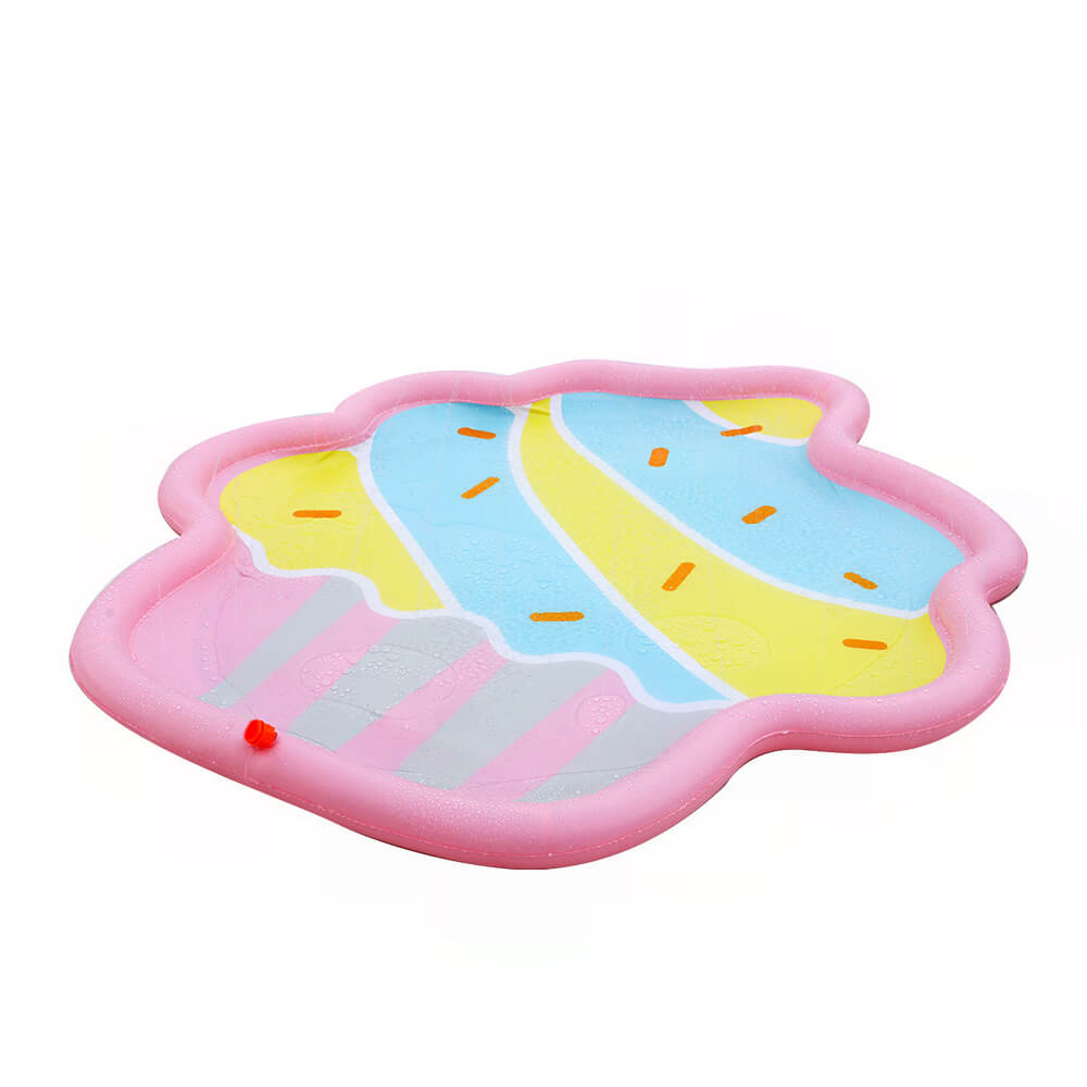 Eiscreme Kinder Spritzspielmatte Hund Sprinkler Pad