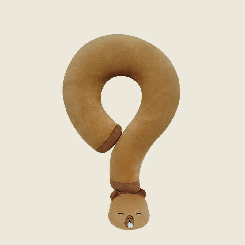 Funny Question Mark Shaped Spine-Support Pillow Dog Sleep Pillow