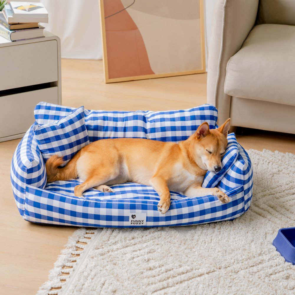 Good Things Leinen, atmungsaktives Komfort-Schlafsofa für Haustiere, Hundebett