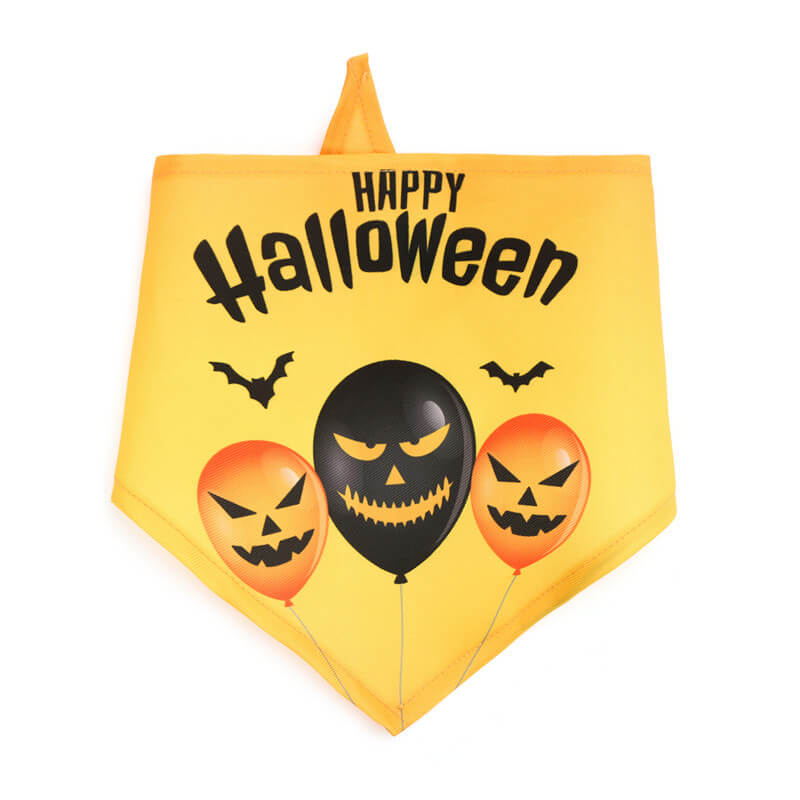 Halloween-Kürbis-Geist-Dreiecks-Lätzchen, Hunde-Bandanas