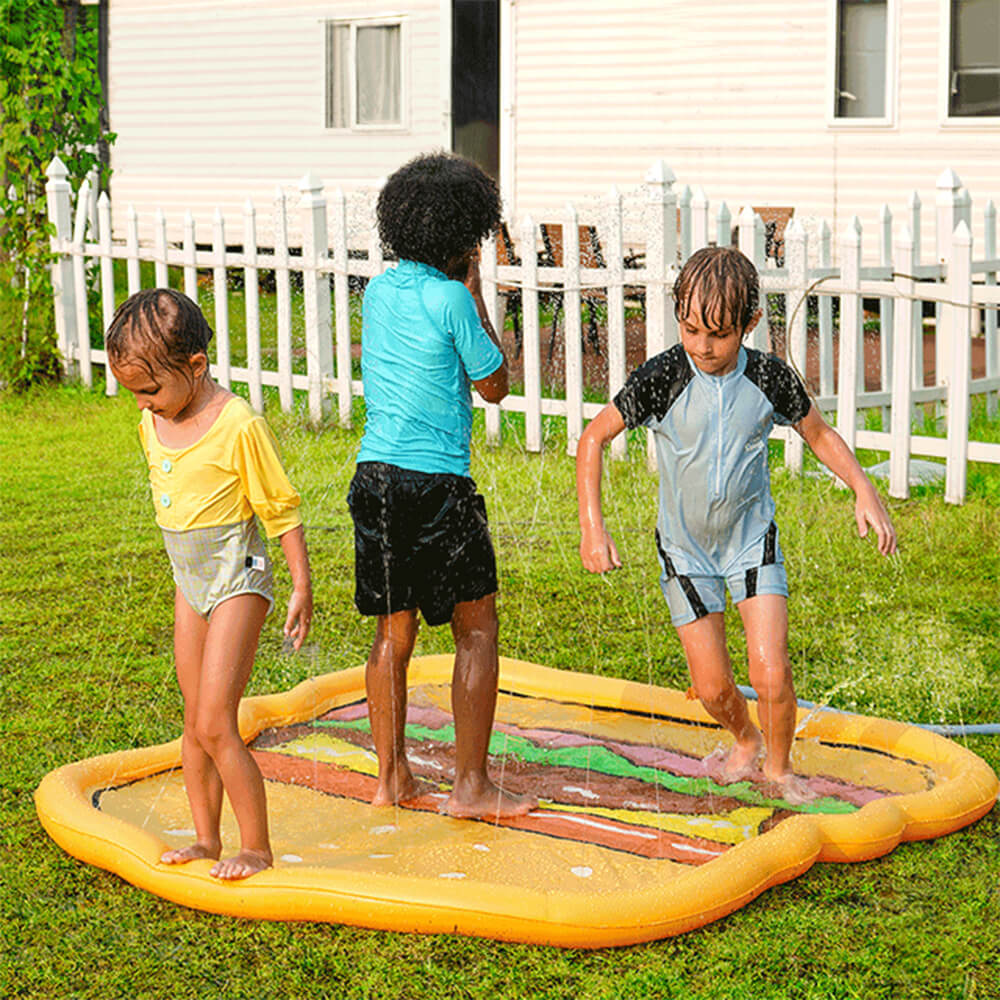 Tapis de jeu gonflable d'été en plein air, tapis d'arrosage pour chien