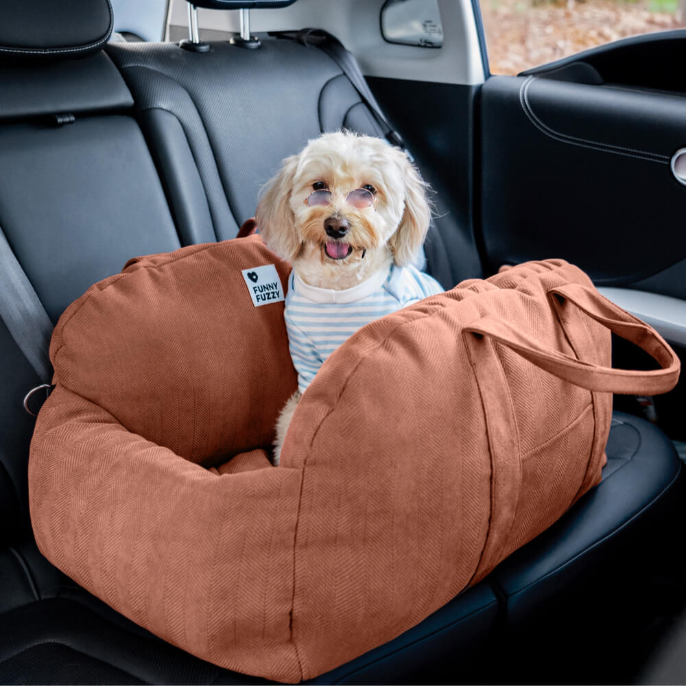 Fischgräten-Reisepolster, Sicherheits-Autositz für Welpen und Hunde