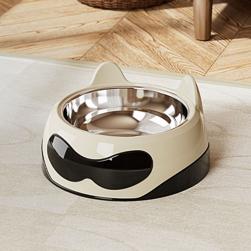 Large Capacity Easy-Clean Pet Bowl with Stainless Steel