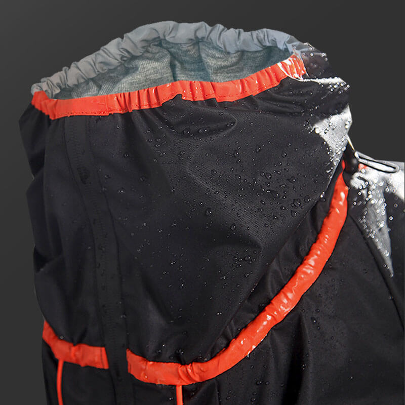 Chaqueta impermeable para exteriores para perros grandes, impermeable, ajustable, para lluvia