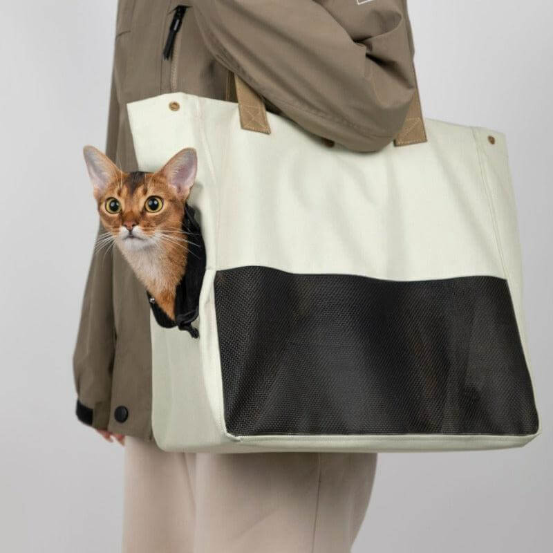 Lightweight Pet Carrier Bag Breathable Portable Single Shoulder Cat Bag