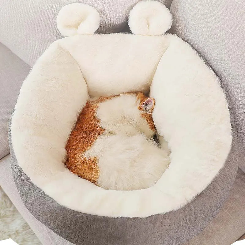 Lovely Rabbit Ears Deep Sleep Cat Bed