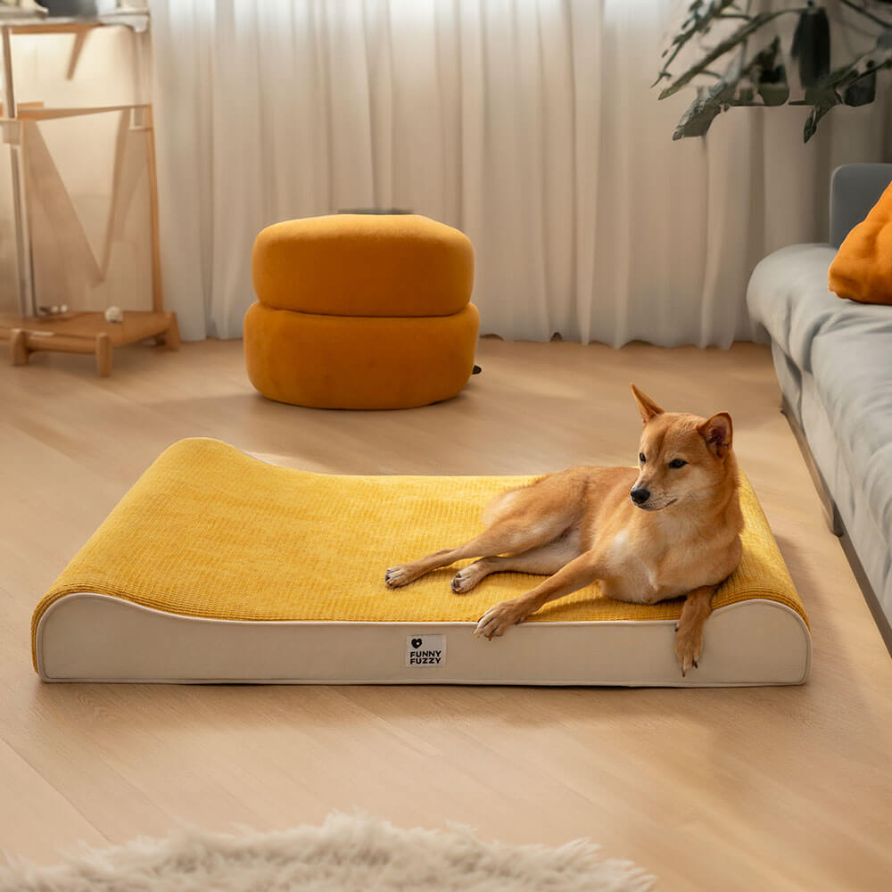 Cama ortopédica para perros con sillón lujoso para perros Nobility