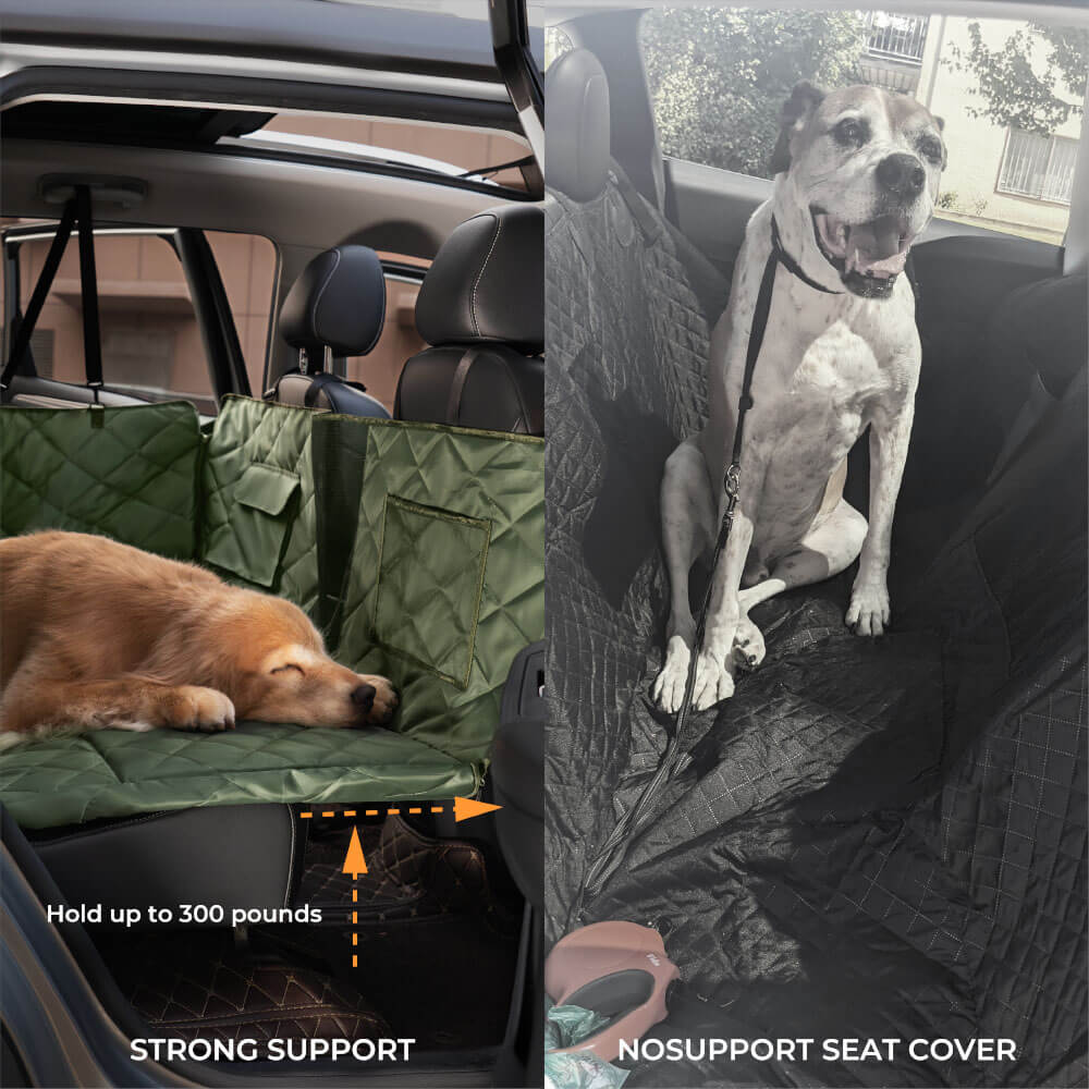 Extension de siège arrière pour chien extra-large à couverture complète pour chambre à coucher mobile - Idéal pour les voyages et le camping