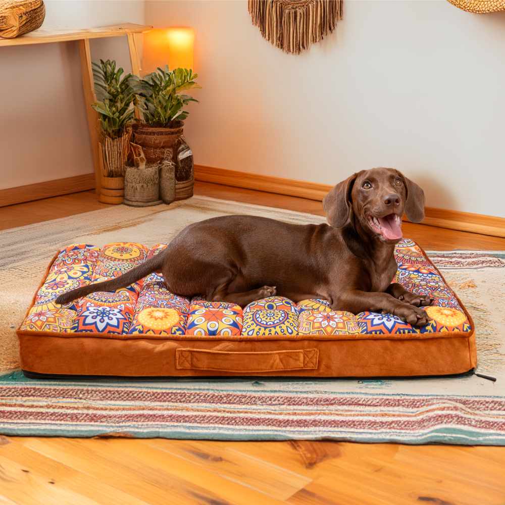 Moroccan Full Support Thickened Comfortable Orthopedic Pillow Dog Bed